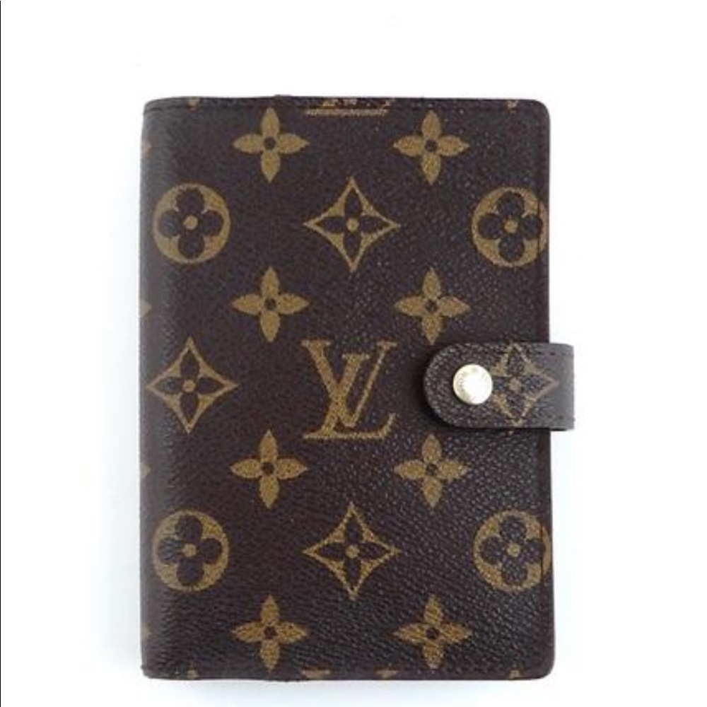 Louis Vuitton Brown Agenda Pm Monogram Canvas